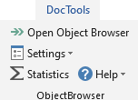 Productivity Tools for Microsoft Word - The ObjectBrowser tools in the DocTools tab in the Ribbon